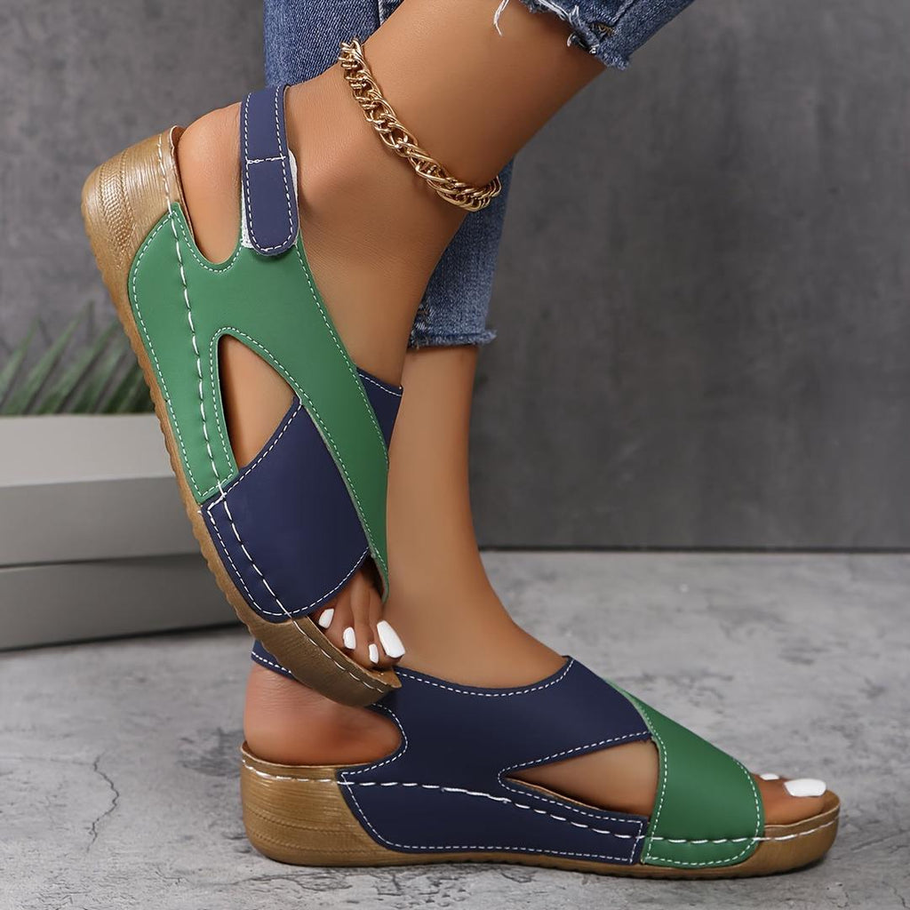 Katherine | Damen Flache Sandalen Mit Verstellbaren Trägern