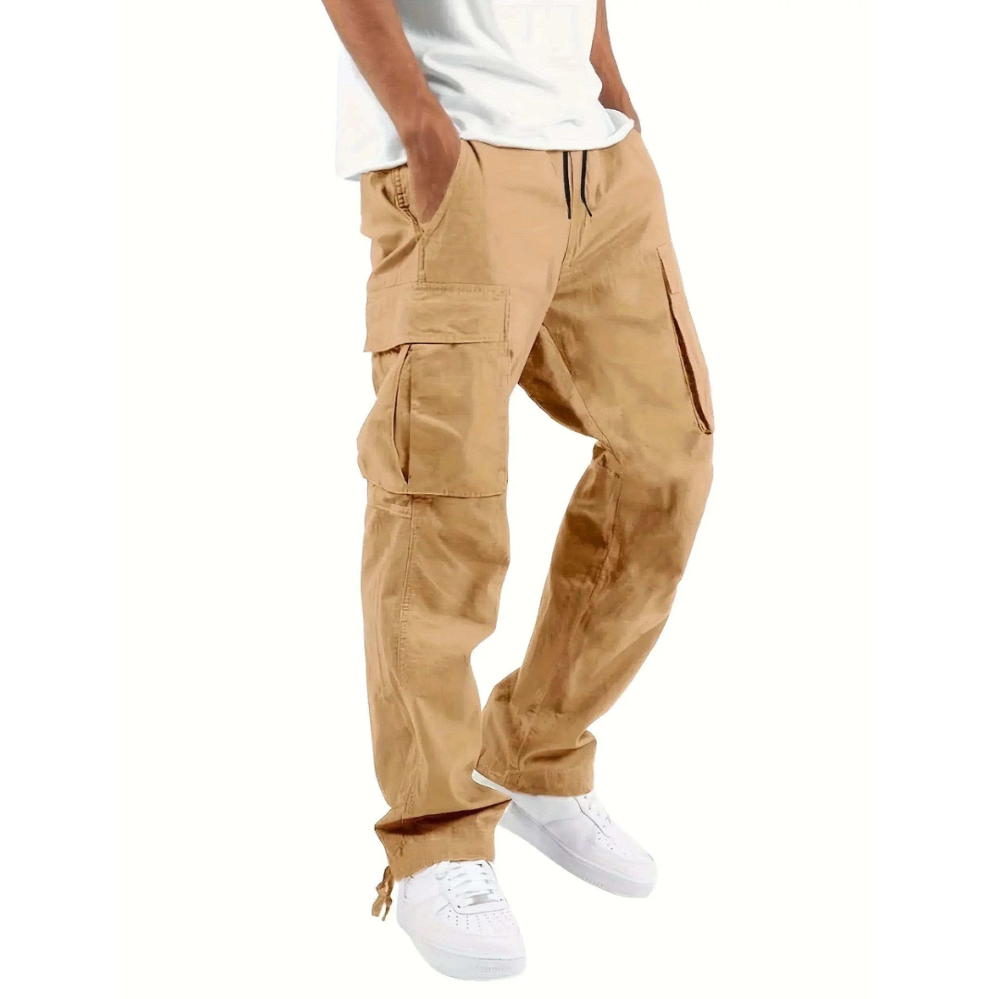 Troy | Herren Weite Straight Cargo Hose