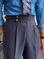 Gavin | Herren Gurkha Hose Mit Bundfalten