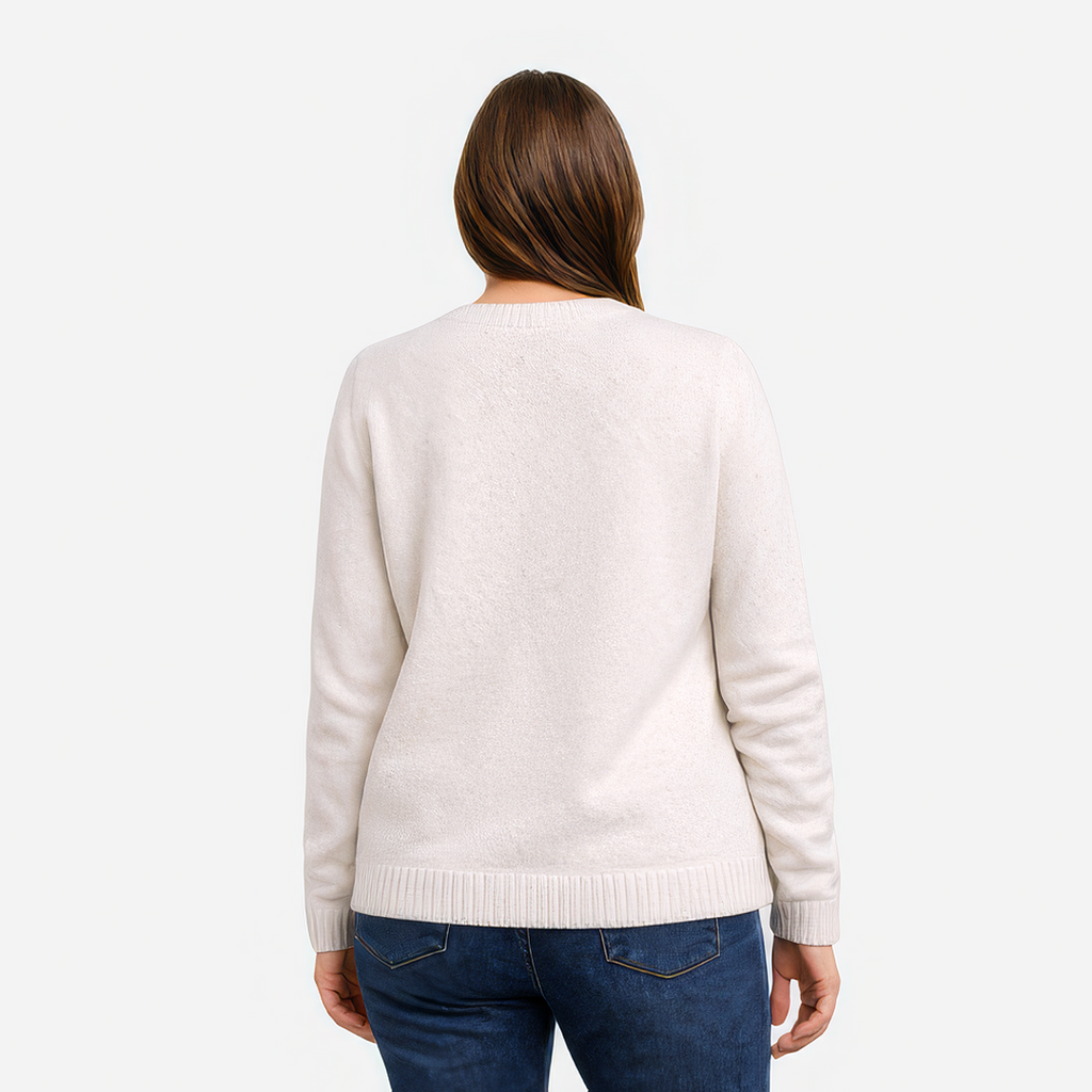 Alina | Damen Pullover Rundhals