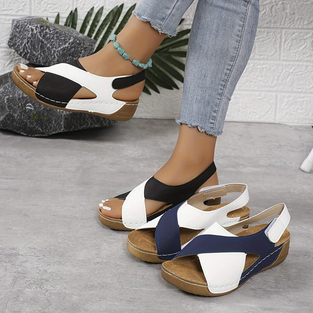 Katherine | Damen Flache Sandalen Mit Verstellbaren Trägern