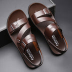 Xavier | Herren Ledersandalen Mit Schnallenriemen