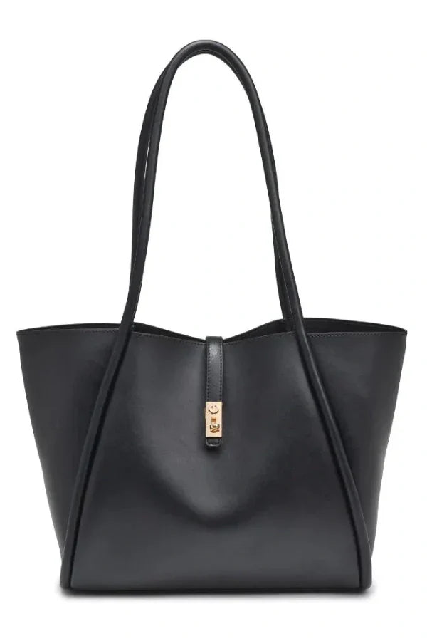 Natalia | Damen Schultertasche Mit Reißverschlussfach