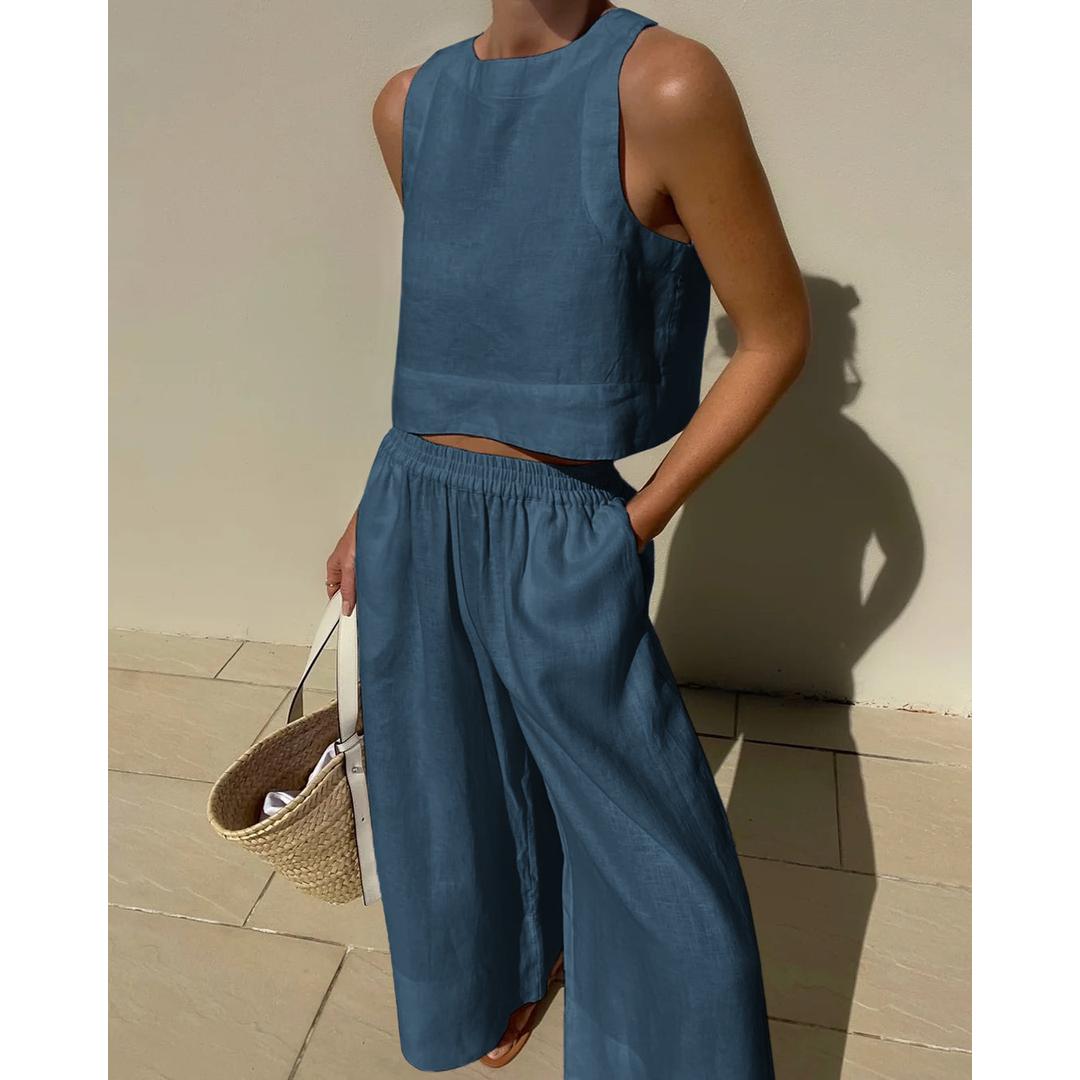 Beatrice | Zweiteiliges Damen-Set mit Oberteil und Hose