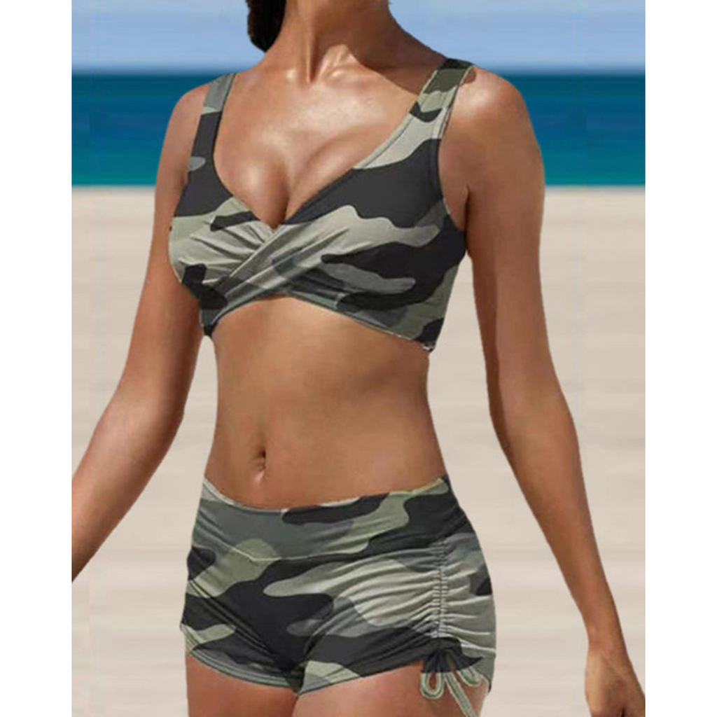 Adele | Damen Zweiteiliges Bikini Set Mit Verstellbaren Trägern