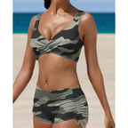 Adele | Damen Zweiteiliges Bikini Set Mit Verstellbaren Trägern