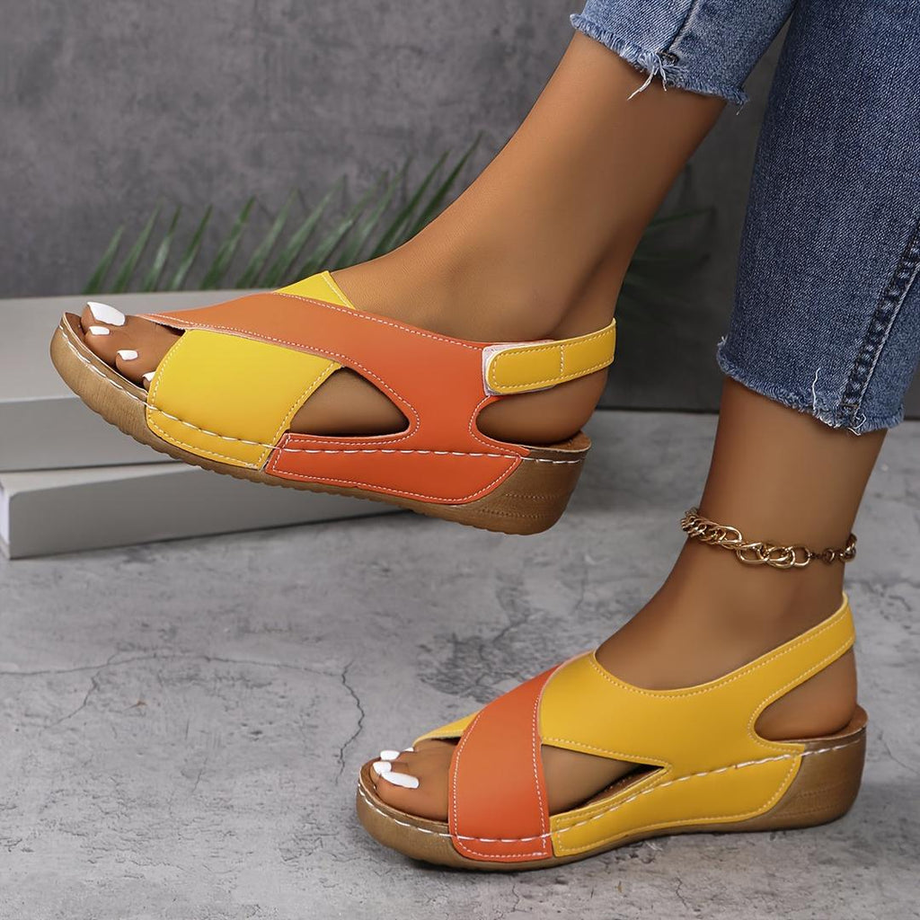 Katherine | Damen Flache Sandalen Mit Verstellbaren Trägern