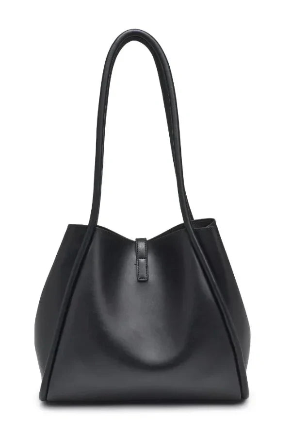 Natalia | Damen Schultertasche Mit Reißverschlussfach