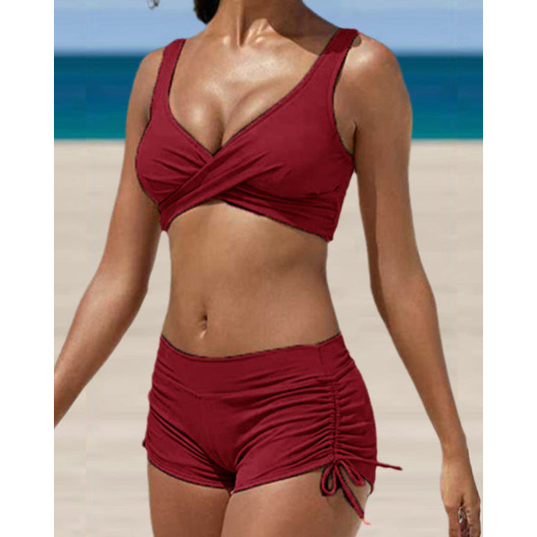 Adele | Damen Zweiteiliges Bikini Set Mit Verstellbaren Trägern