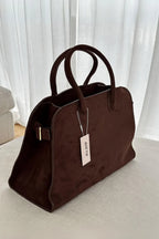 Hailey | Damen Lederhandtasche Mit Doppelten Tragegriffen