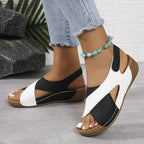 Katherine | Damen Flache Sandalen Mit Verstellbaren Trägern