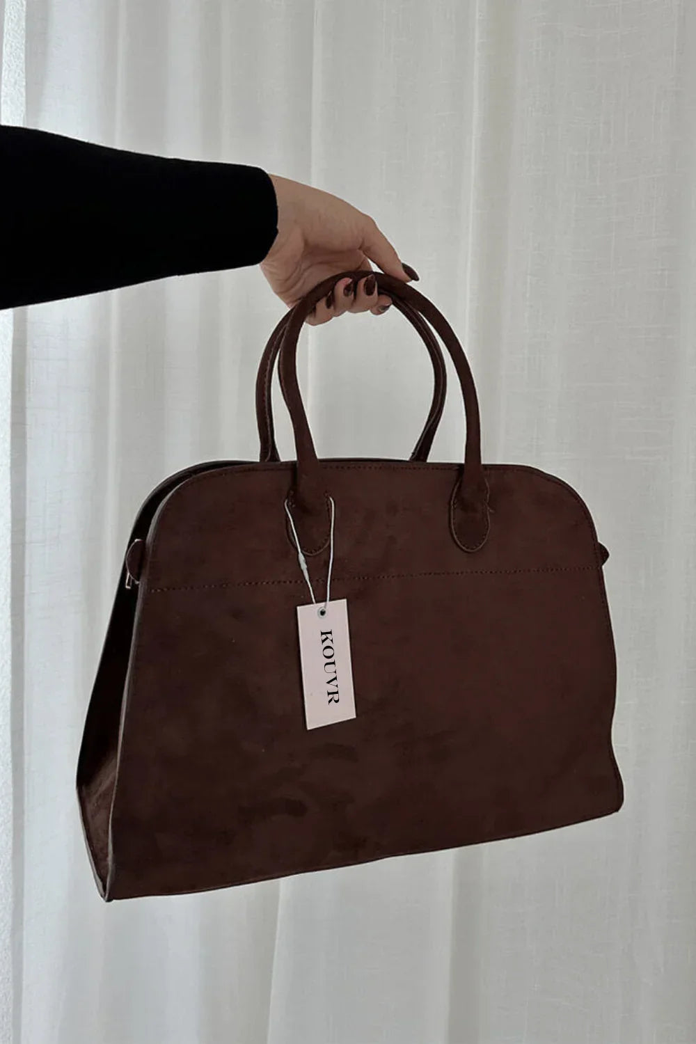 Hailey | Damen Lederhandtasche Mit Doppelten Tragegriffen