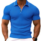 Caleb | Herren Kurzarm Poloshirt Mit Knopfleiste