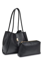 Natalia | Damen Schultertasche Mit Reißverschlussfach
