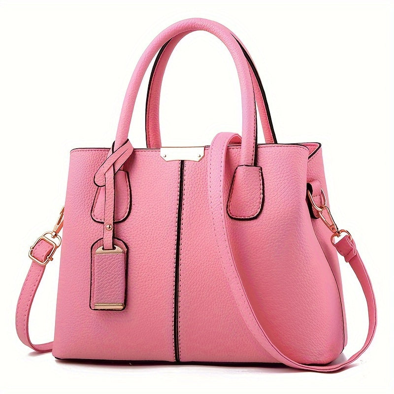 Vivian | Damen Strukturierte Handtasche Mit Schulterriemen