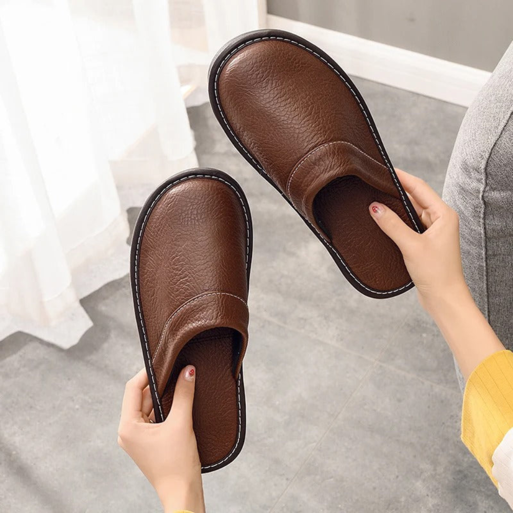 Lucas | Herren Hausschuhe Mit Slip-On Design Und Geschlossener Zehenpartie