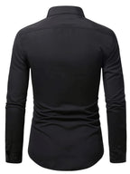 Ethan | Herren Slim-Fit Hemd Mit Knopfleiste Und Langarm