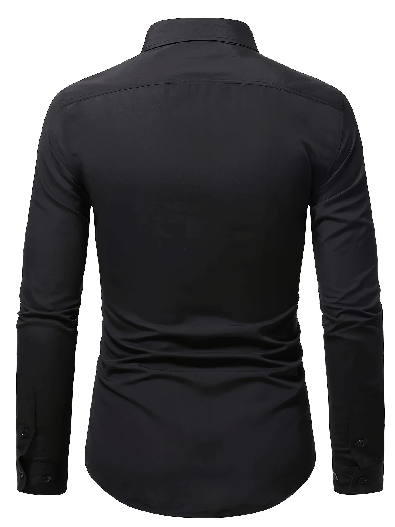 Ethan | Herren Slim-Fit Hemd Mit Knopfleiste Und Langarm