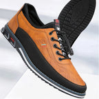Leon | Herren Oxford Schnürschuhe Mit Kontrasteinsätzen