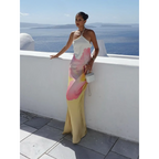 Valentina | Damen Maxikleid Mit Ein-Schulter-Träger Und Floralem Print