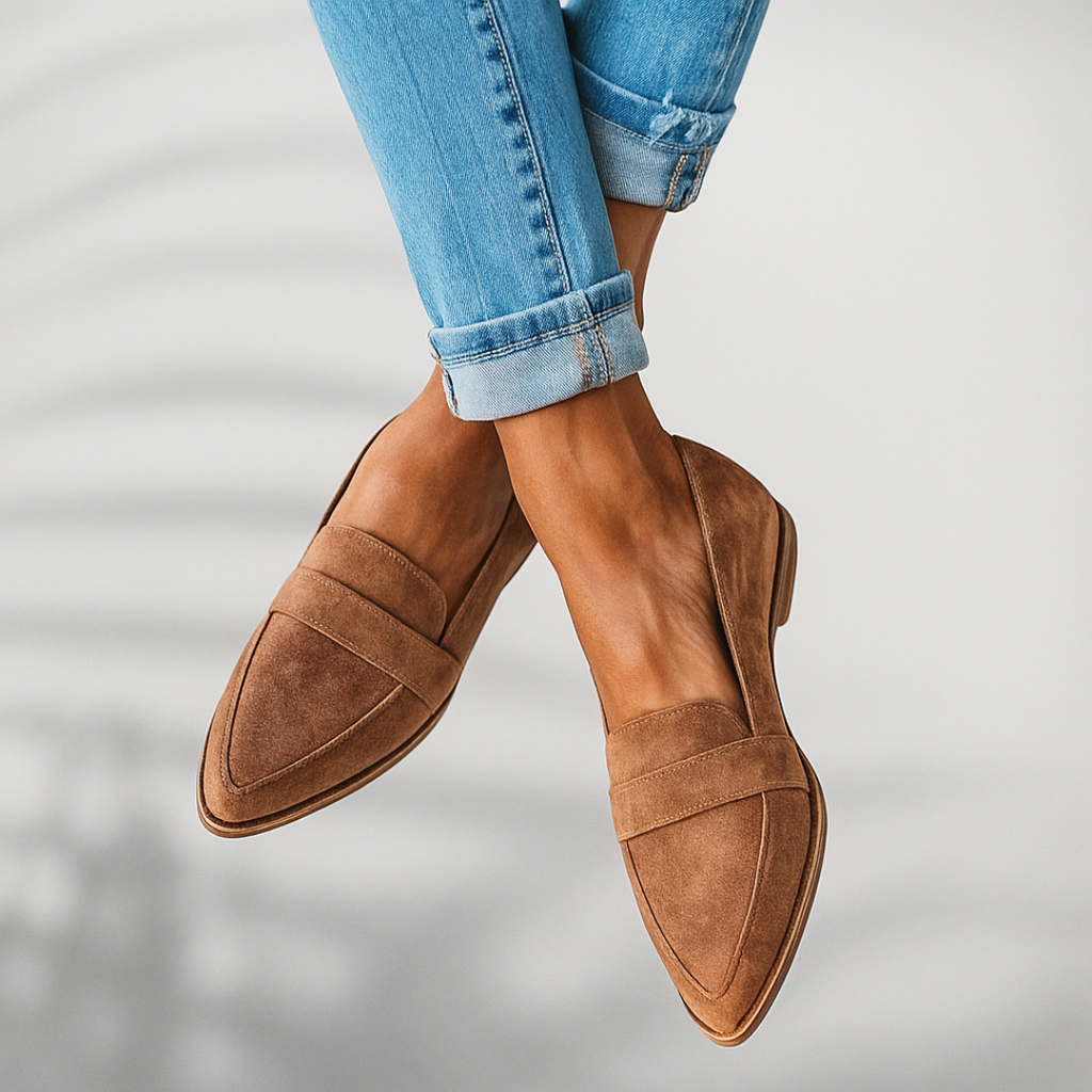 Sabrina | Damen Loafer Mit Spitze Zehenform Und Flacher Sohle