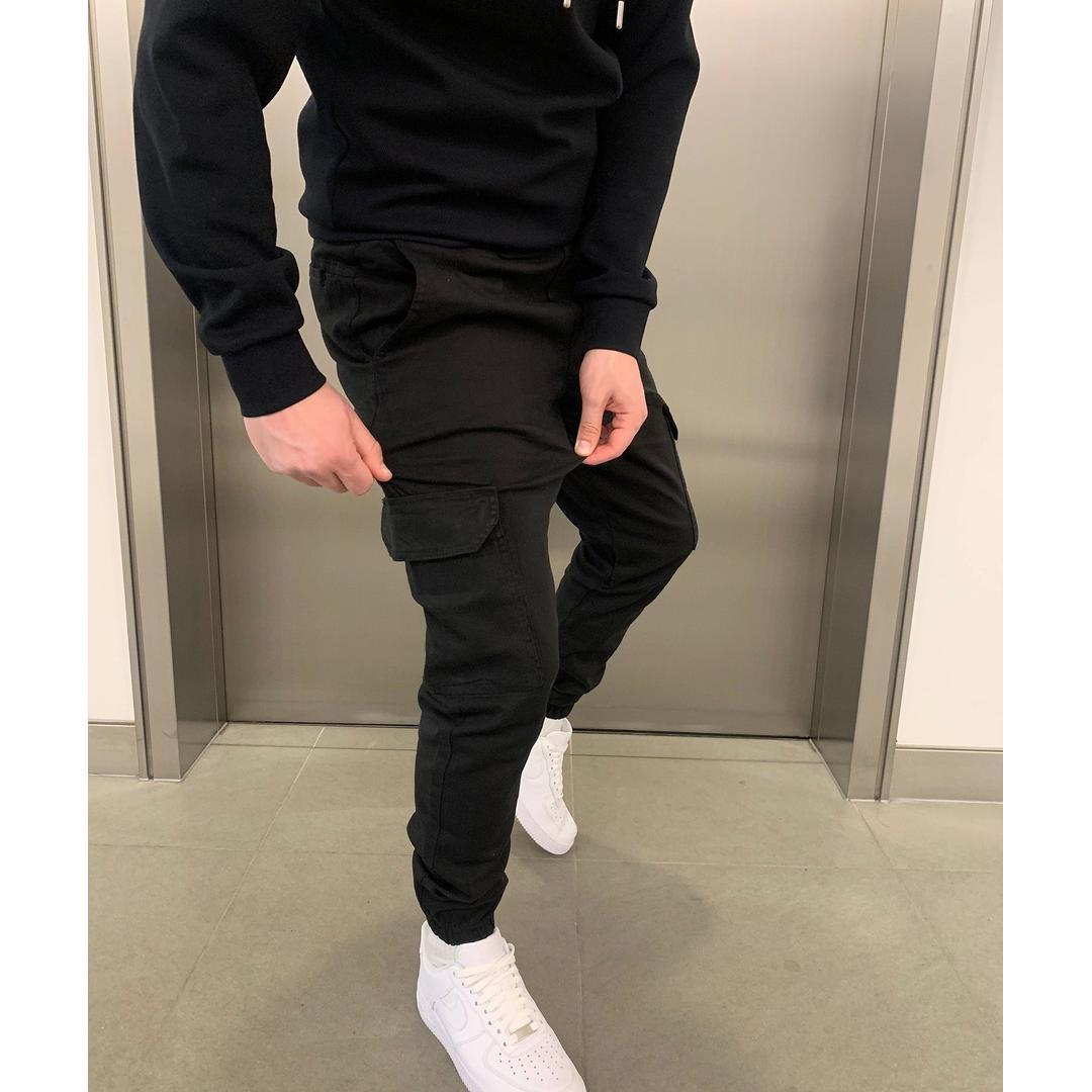 Jason | Herren Cargo Jogger Hose mit schmalem Schnitt