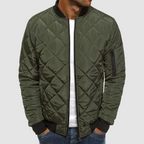 Ethan | Herren Gesteppte Jacke Mit Reißverschluss Und Rippkragen