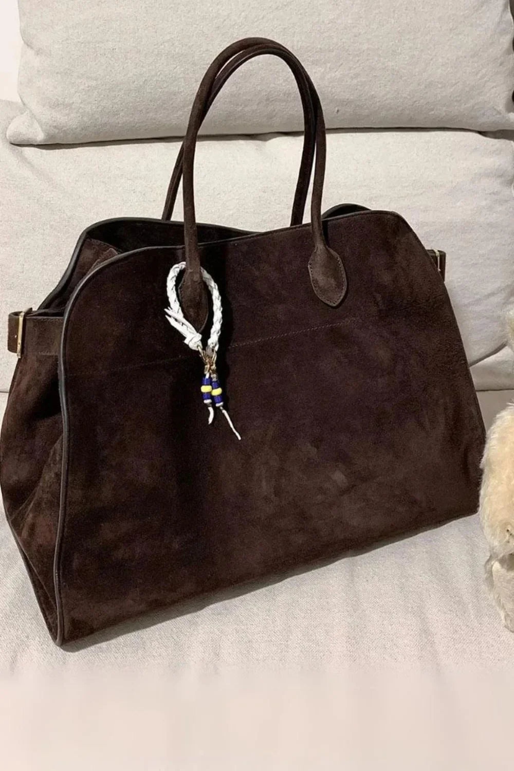 Hailey | Damen Lederhandtasche Mit Doppelten Tragegriffen