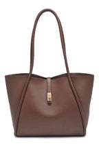 Natalia | Damen Schultertasche Mit Reißverschlussfach