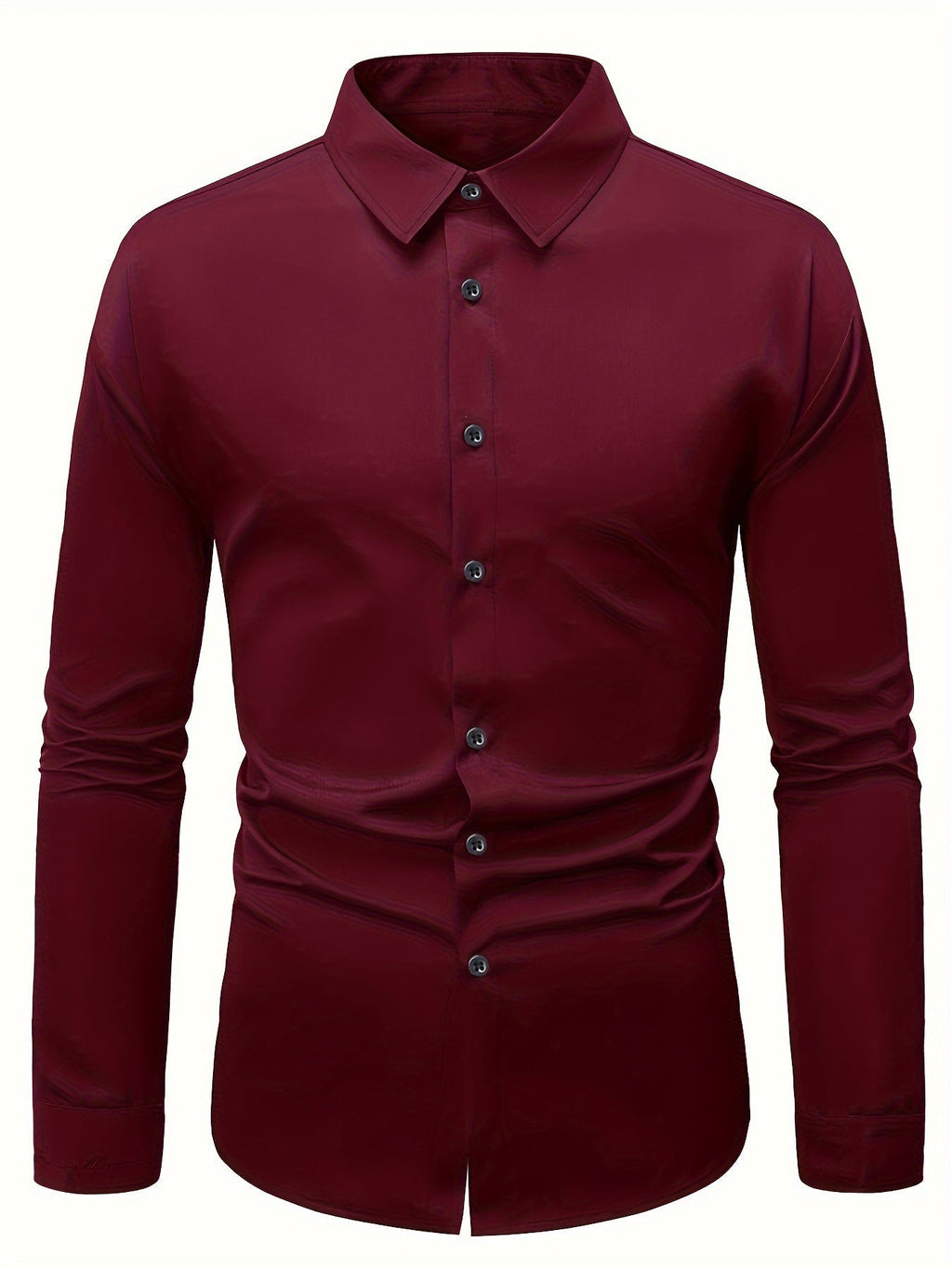 Ethan | Herren Slim-Fit Hemd Mit Knopfleiste Und Langarm