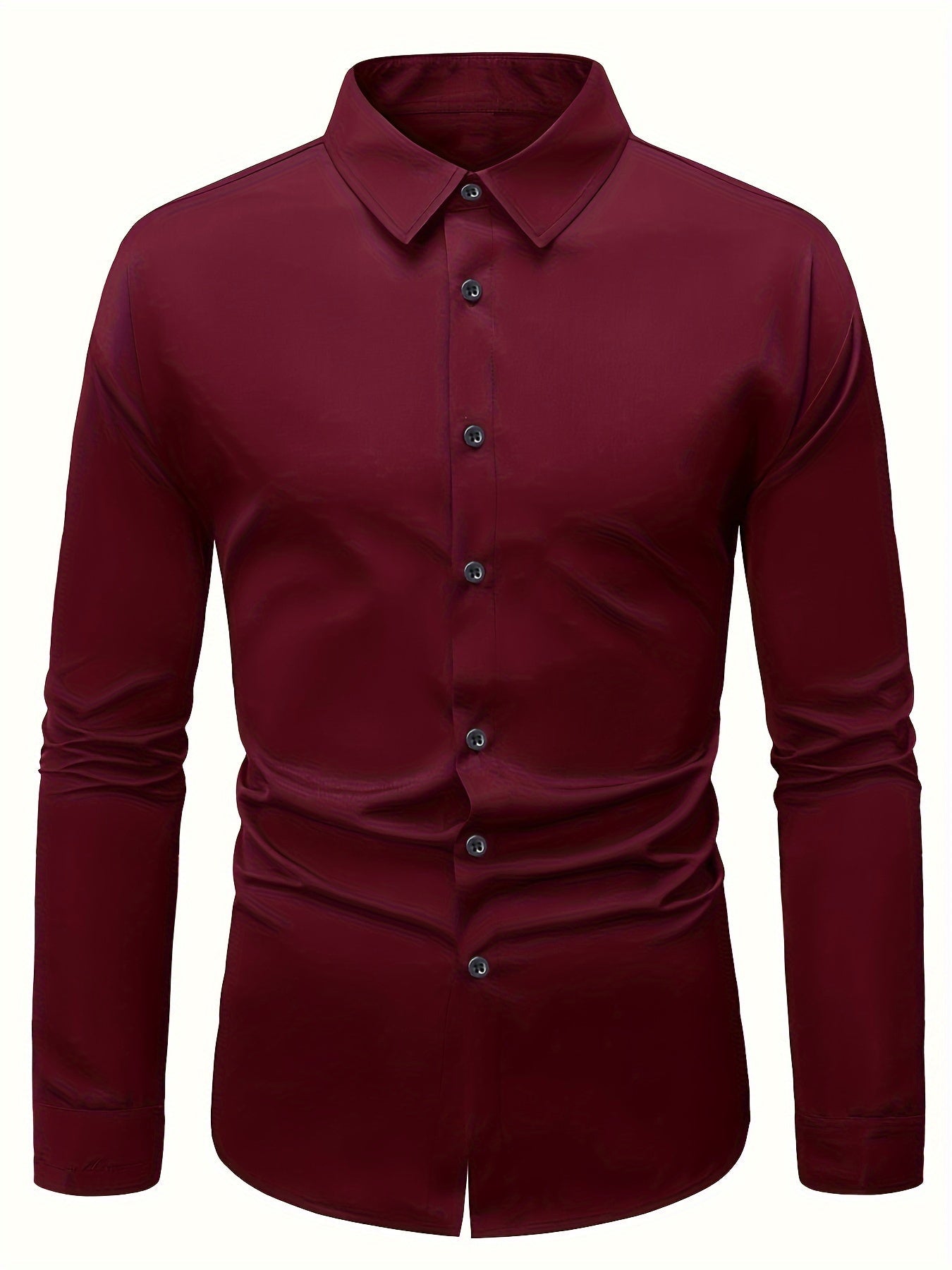 Ethan | Herren Slim-Fit Hemd Mit Knopfleiste Und Langarm