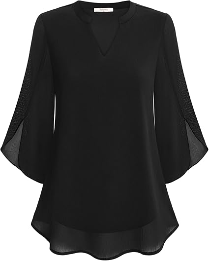 Danielle | Damen Langarm Bluse Mit Lockerer Passform