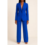 Grace | Damen Hosenanzug mit Ein-Knopf-Blazer und geradem Bein