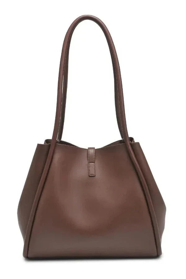 Natalia | Damen Schultertasche Mit Reißverschlussfach