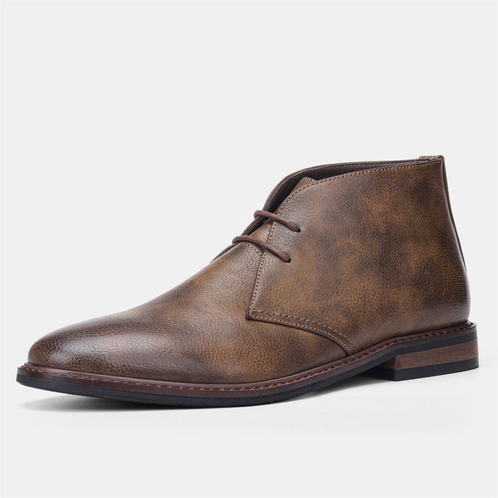 Connor | Herren Leder Chukka Boots Mit Schnürverschluss