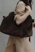 Hailey | Damen Lederhandtasche Mit Doppelten Tragegriffen
