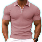 Caleb | Herren Kurzarm Poloshirt Mit Knopfleiste