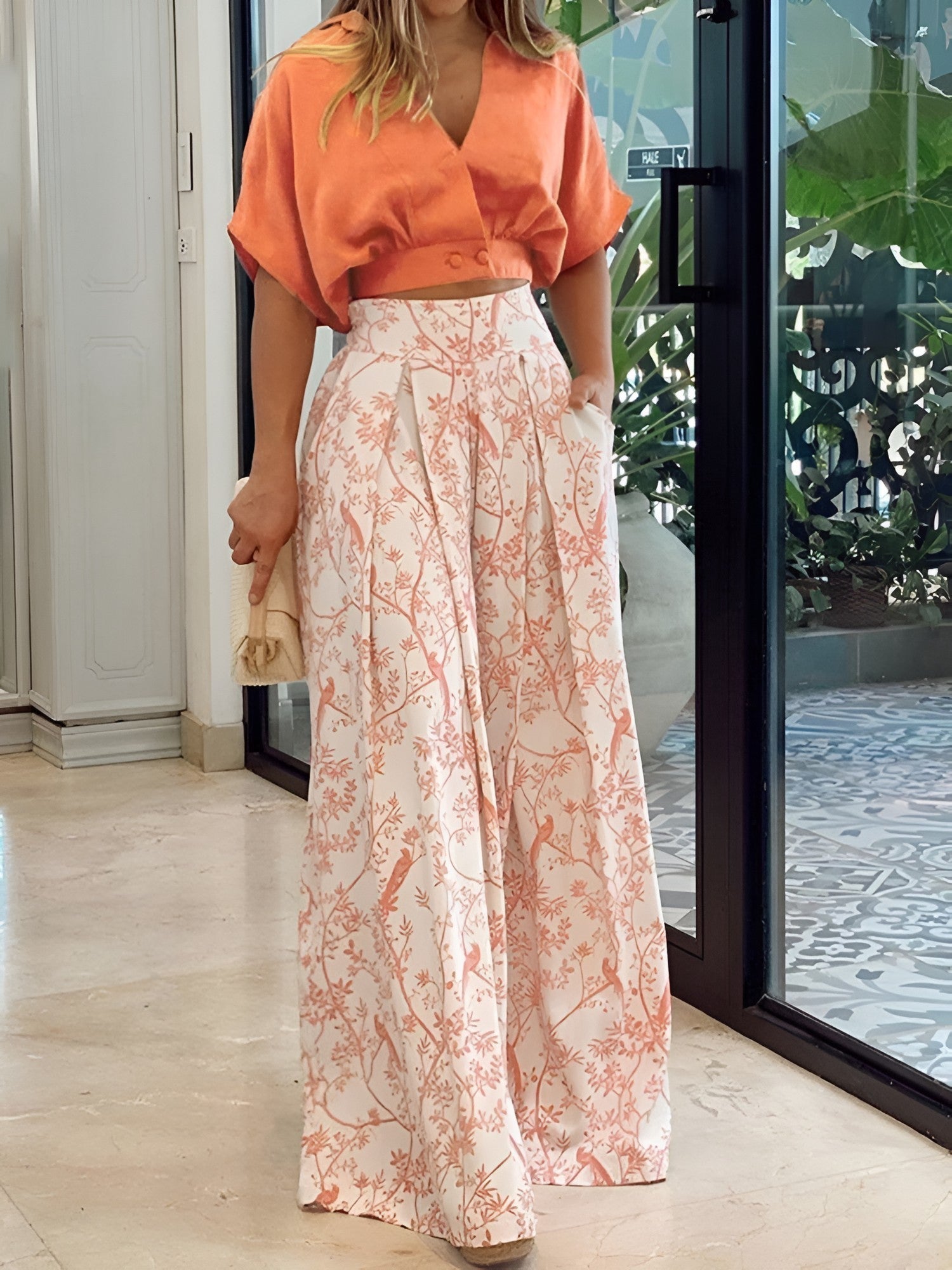 Avery | Damen Zweiteiliges Set Mit Print