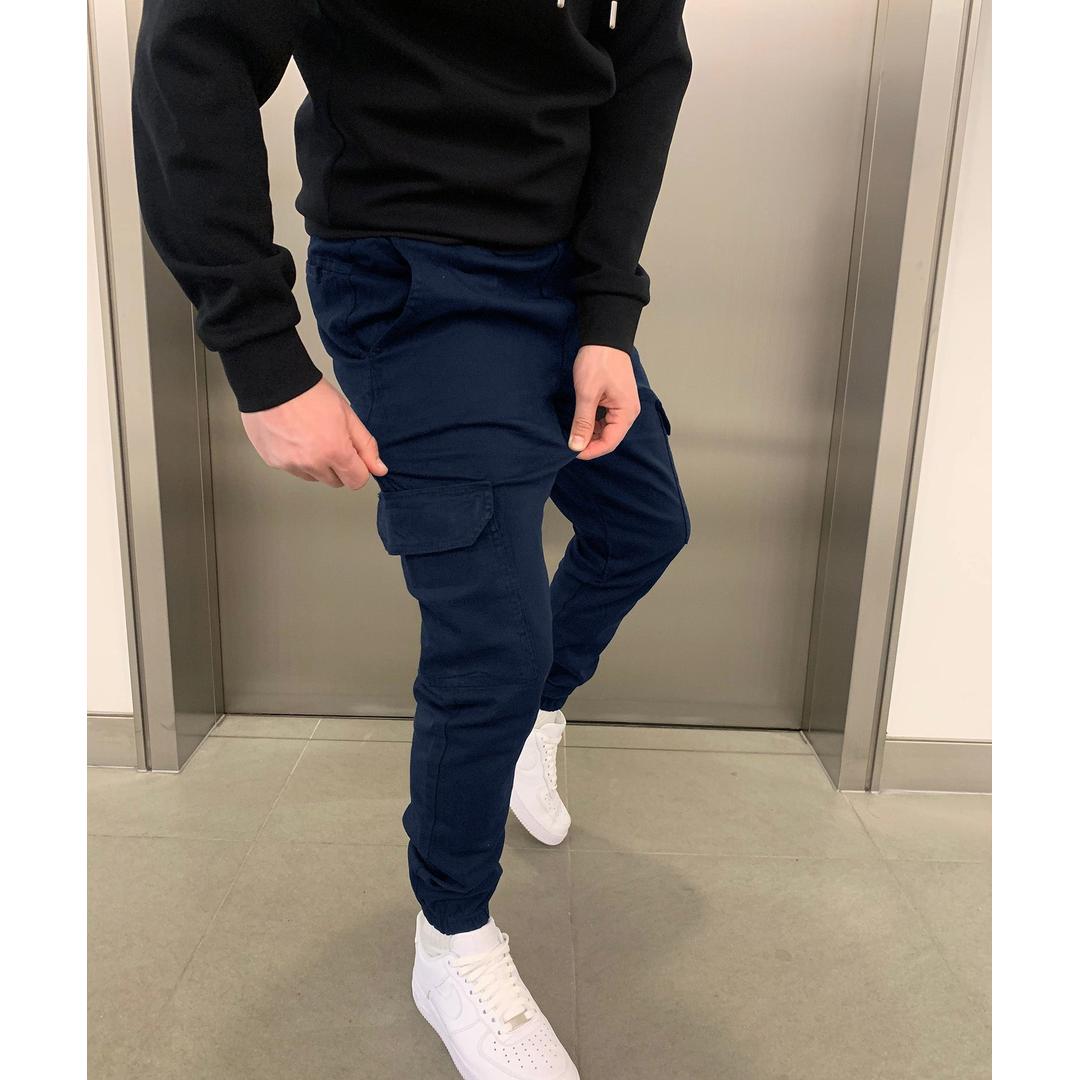 Jason | Herren Cargo Jogger Hose mit schmalem Schnitt