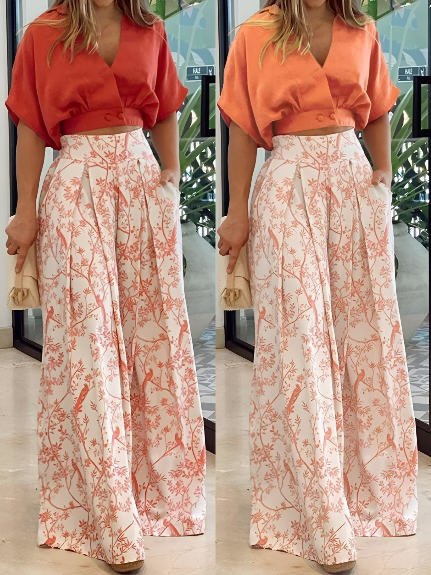 Avery | Damen Zweiteiliges Set Mit Print
