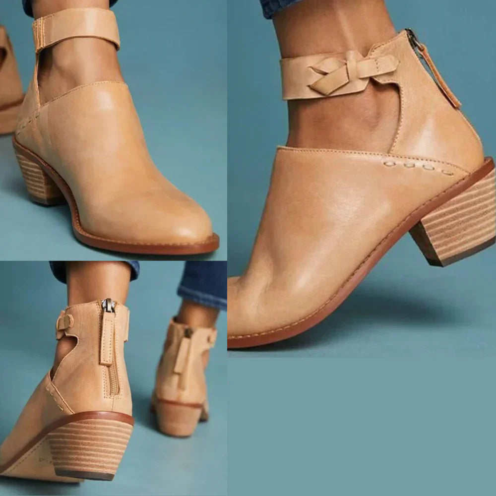 Rosanna | Damen Stiefeletten Mit Spitze Zehenform Und Knotendetail