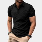 Lucas | Herren Kurzarm Poloshirt Mit Karomuster