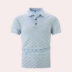 Lucas | Herren Kurzarm Poloshirt Mit Karomuster