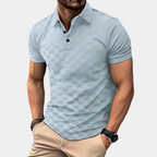Lucas | Herren Kurzarm Poloshirt Mit Karomuster