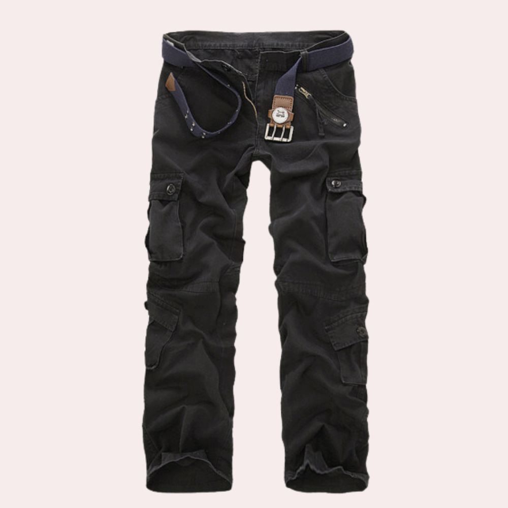 Nico | Herren Cargohose Mit Aufgesetzten Taschen Und Geradem Bein