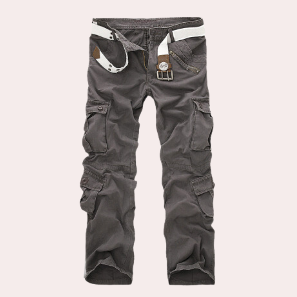 Nico | Herren Cargohose Mit Aufgesetzten Taschen Und Geradem Bein