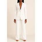Grace | Damen Hosenanzug mit Ein-Knopf-Blazer und geradem Bein