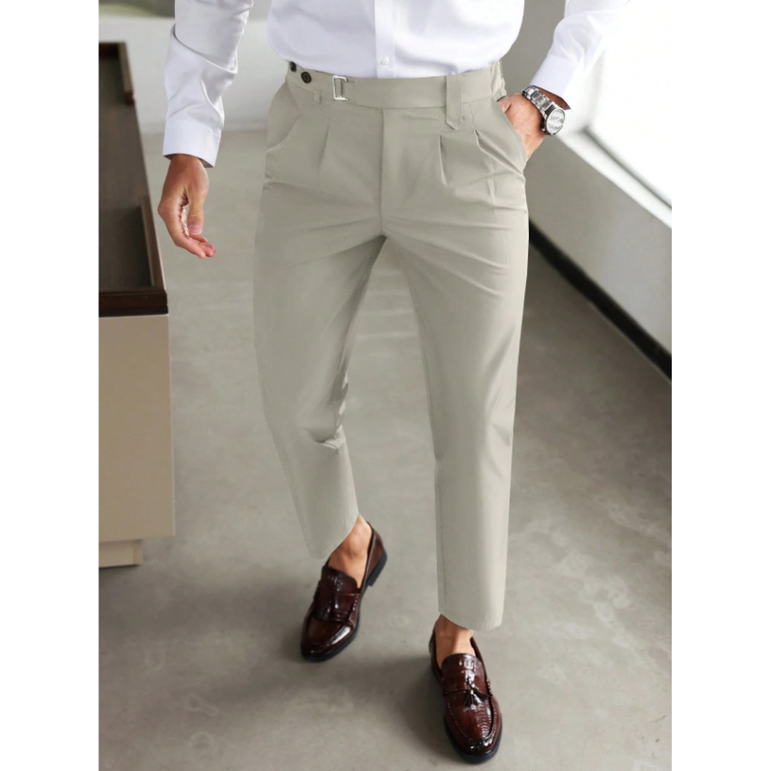 Declan | Herren Schlanke Passform Business Hose Mit Seitentaschen