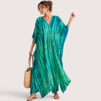 Lilliana | Damen Langes Kaftan Maxikleid Im Boho Stil