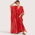 Lilliana | Damen Langes Kaftan Maxikleid Im Boho Stil